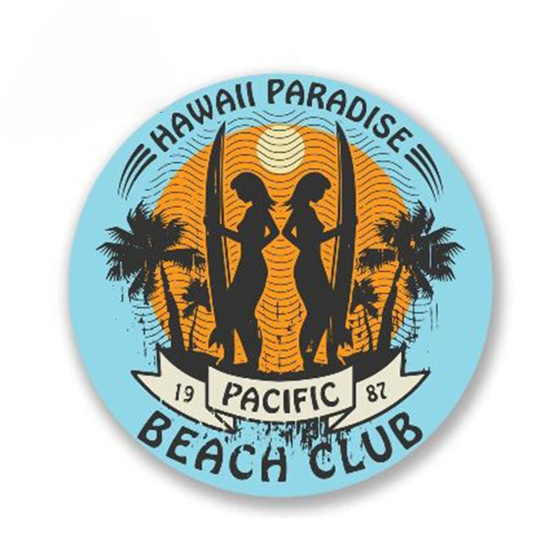 Travel Accessories Hawaii - Estilo do carro hawaii surf adesivo