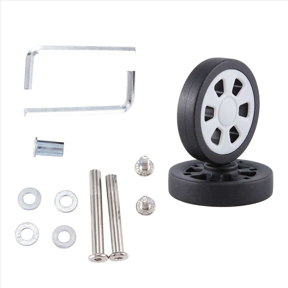 Luggage Wheel Replacement - Abqr 55x12mm rodas de bagagem substituição