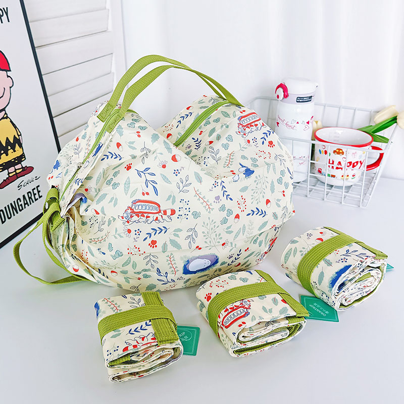 Travel Accessories In Japan - Bolsa de compras dobrável impressa em