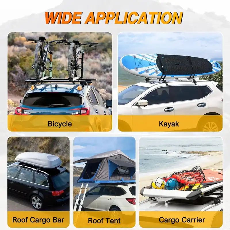 Quality Travel Accessories - Barras Transversais de Teto de Alta