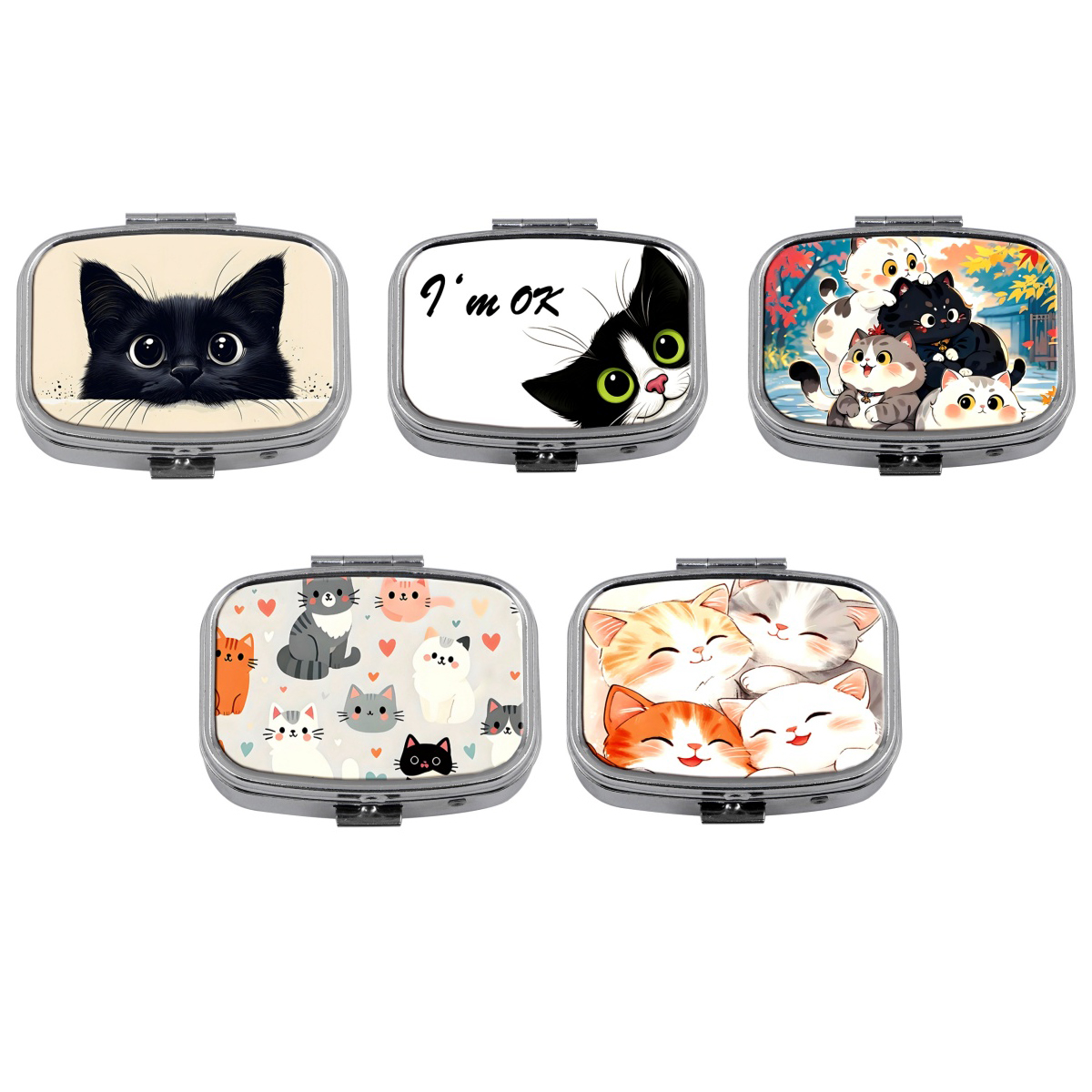 Travel Accessories In Japan - Caixa de comprimidos de gato bonito
