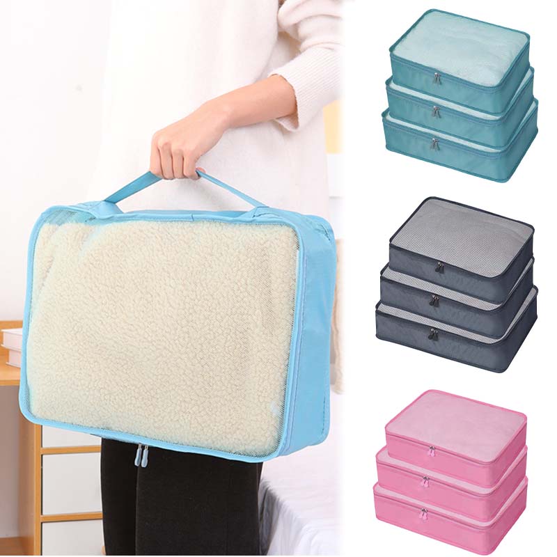 Travel Packing Cube - 1/3 peças de Bolsa de Armazenamento