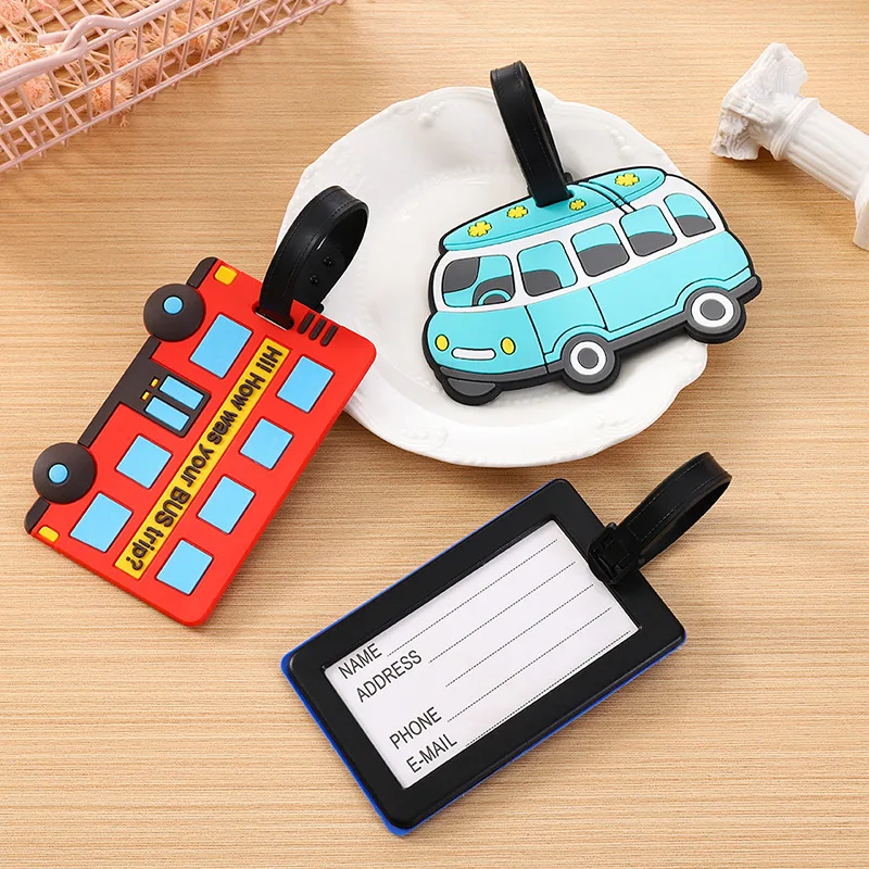 Travel Packing Cube - Etiquetas de bagagem de silicone em