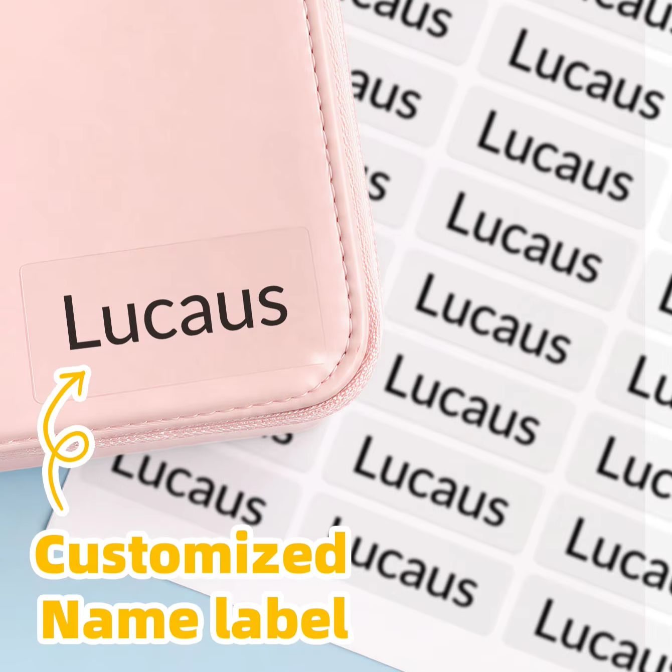 Travel Packing Cube - 1-240PCS Adesivos Personalizados com Nome para