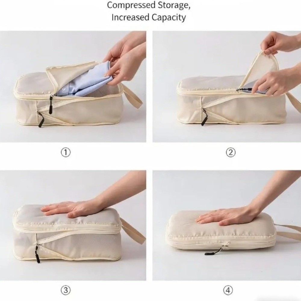 Travel Packing Cube - Conjunto de 3 cubos organizadores de