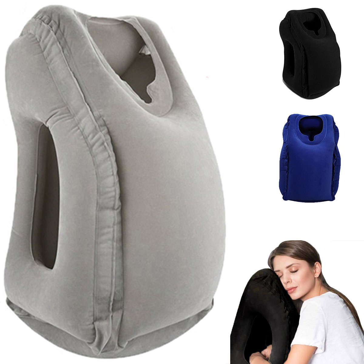 Travel Accessories Long Haul - Almofada inflável para viagem, acessórios de