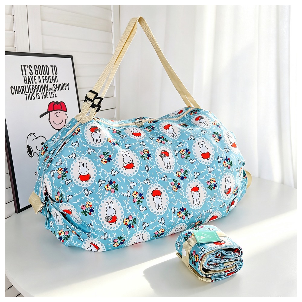 Travel Accessories In Japan - Bolsa Dobrável Ecológica Fofa com Estampa