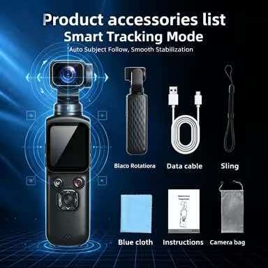 Câmera Digital Portátil de Bol - Travel Vlog Accessories avaliação e preço