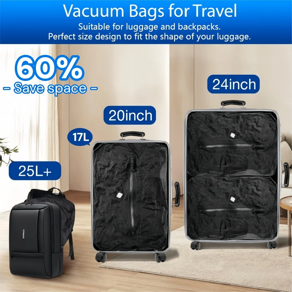 Bolsas de Armazenamento a Vácu - Travel Packing Cube avaliação e preço