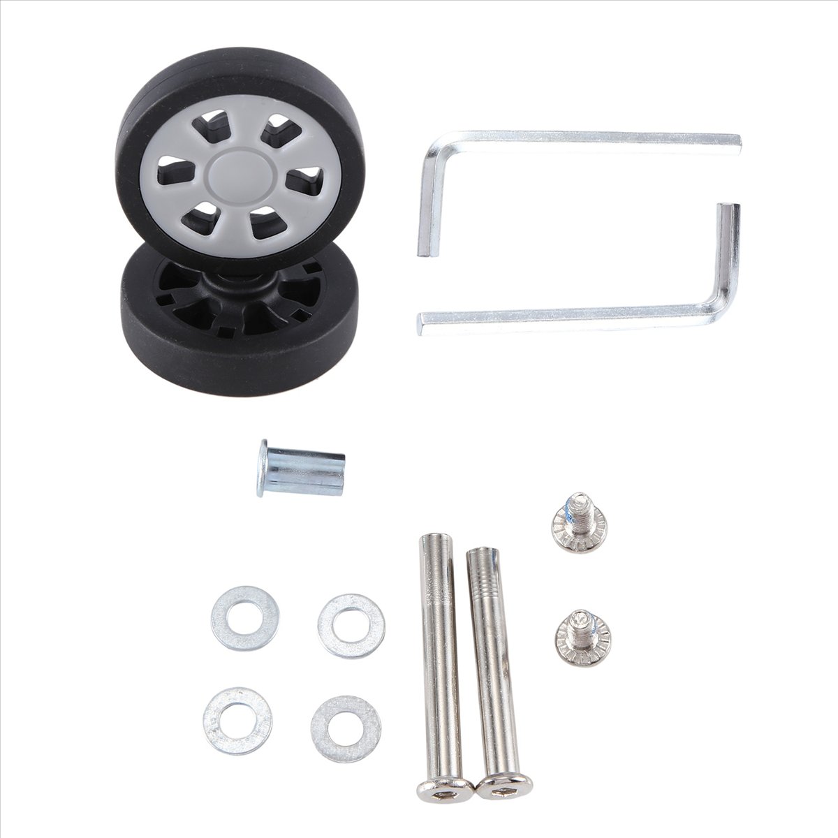 Abqr 55x12mm rodas de bagagem  - Luggage Wheel Replacement avaliação e preço