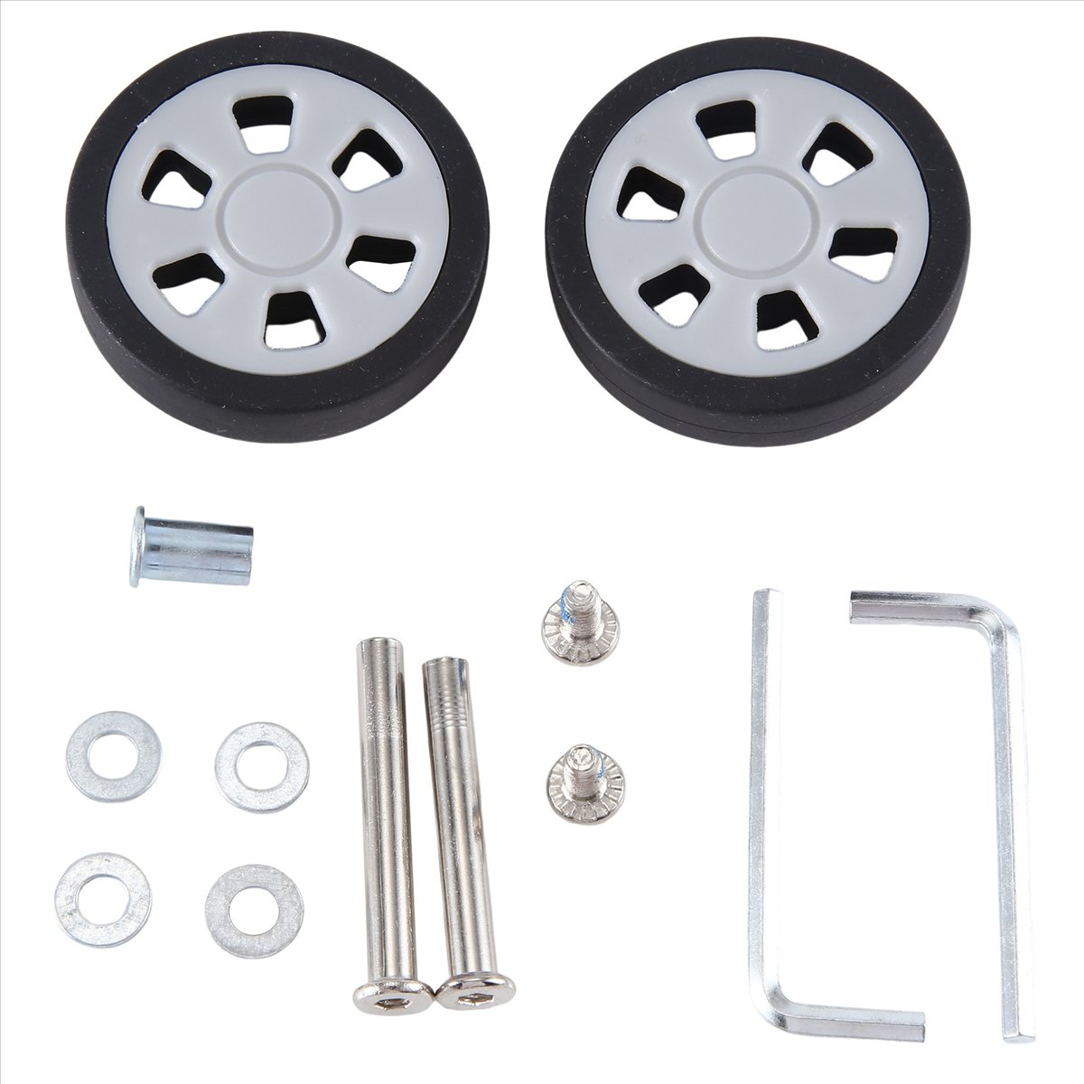 Abqr 55x12mm rodas de bagagem  - Luggage Wheel Replacement avaliação e preço