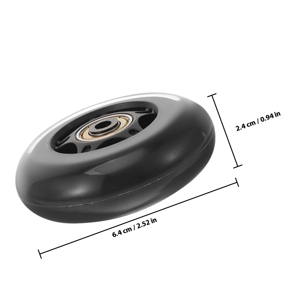 Rodas transparentes de substit - Luggage Wheel Replacement avaliação e preço