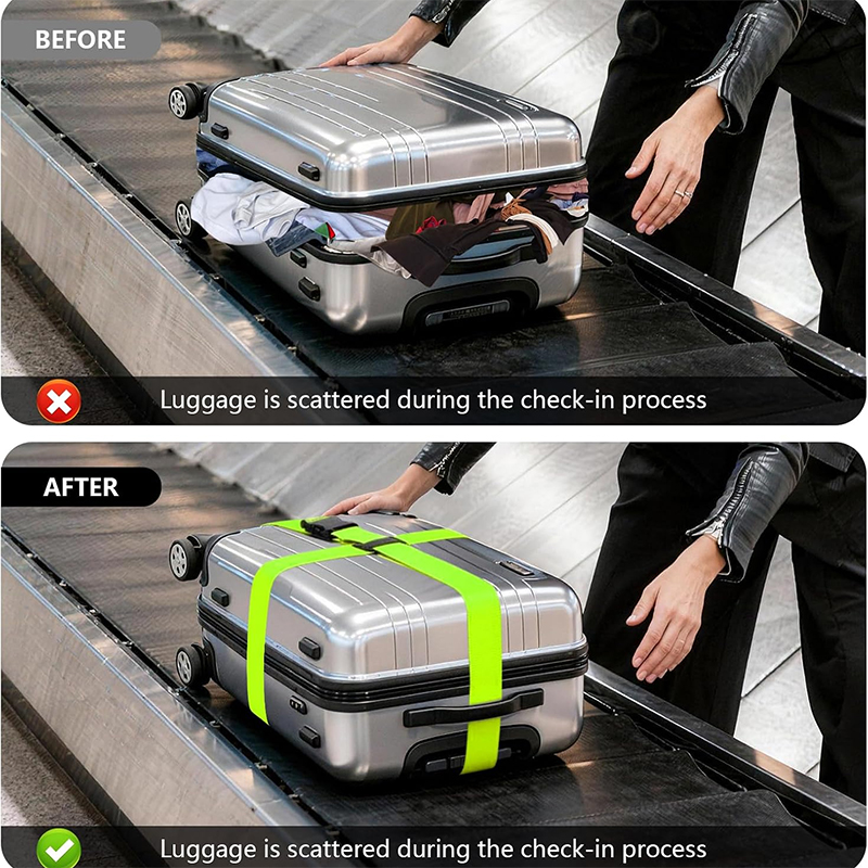 Correia ajustável de 2m para b - Travel Packing Cube avaliação e preço
