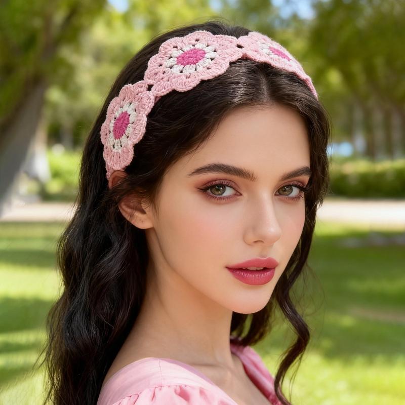 Faixa de Cabelo de Flor Tricot - Travel Accessories Hawaii avaliação e preço