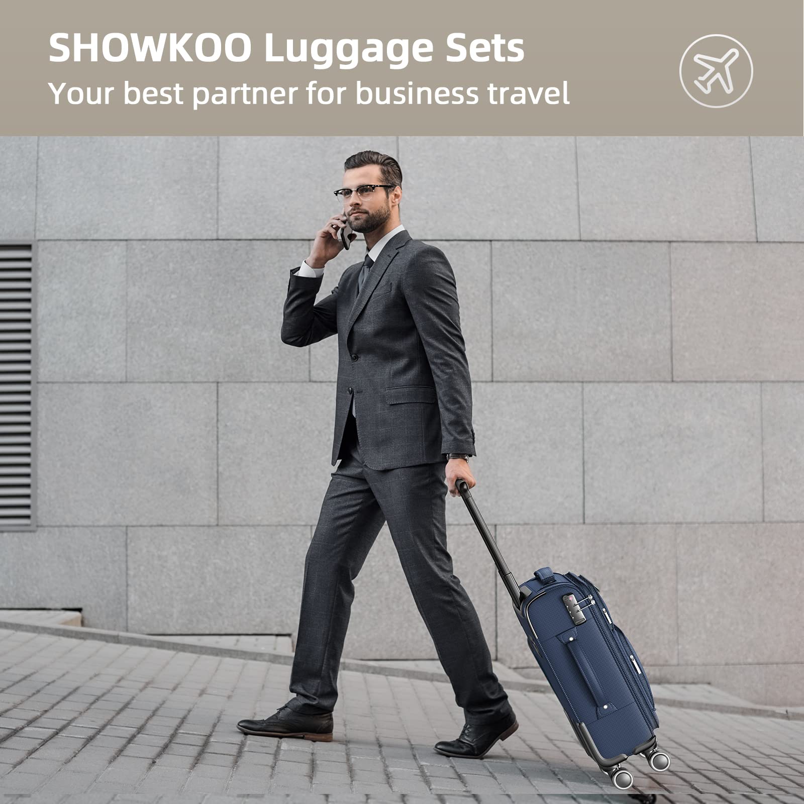 Conjuntos de Malas SHOWKOO 3 P - Luggage Wheel Replacement avaliação e preço