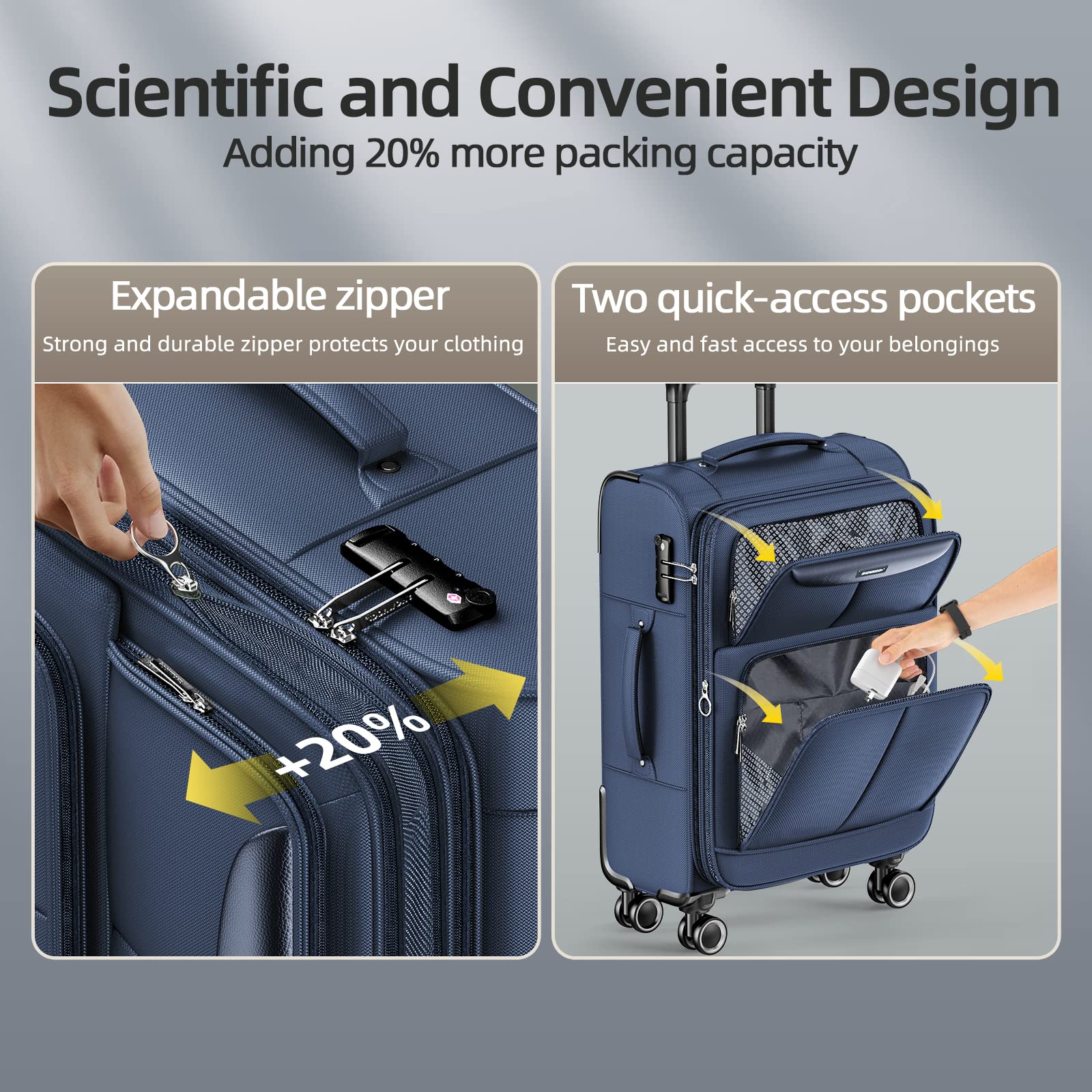 Conjuntos de Malas SHOWKOO 3 P - Luggage Wheel Replacement avaliação e preço
