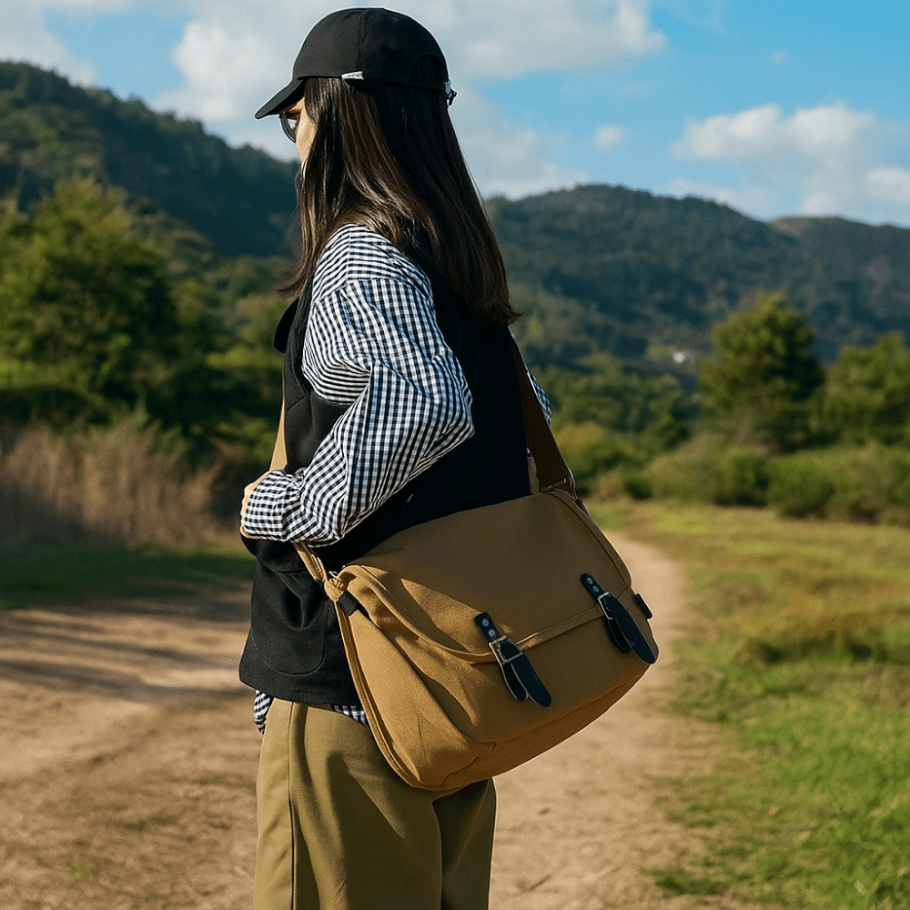 Bolsa de Ombro Vintage Estilo  - Travel Accessories In Japan avaliação e preço