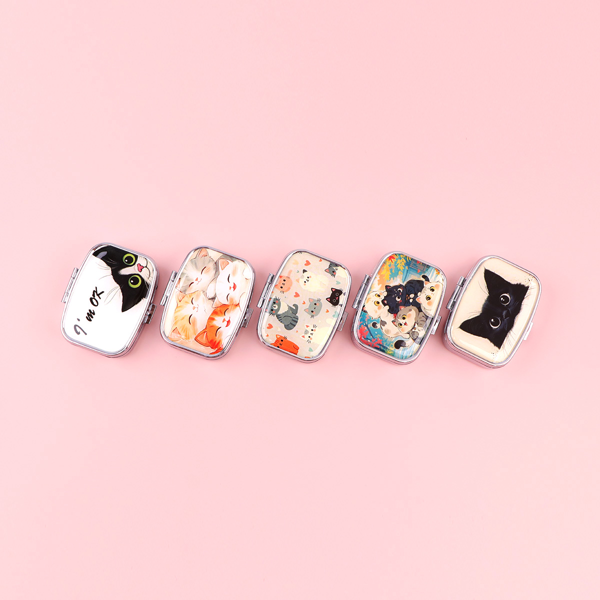 Caixa de comprimidos de gato b - Travel Accessories In Japan avaliação e preço