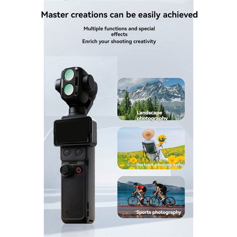 【QUALIDADE ESTÁVEL】Kit de filt - Travel Vlog Accessories avaliação e preço