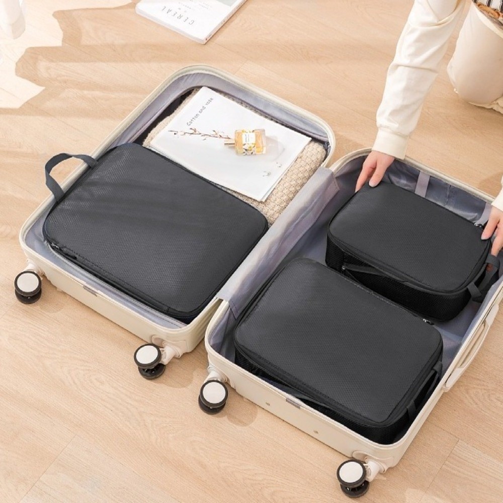 Conjunto de 3 cubos organizado - Travel Packing Cube avaliação e preço