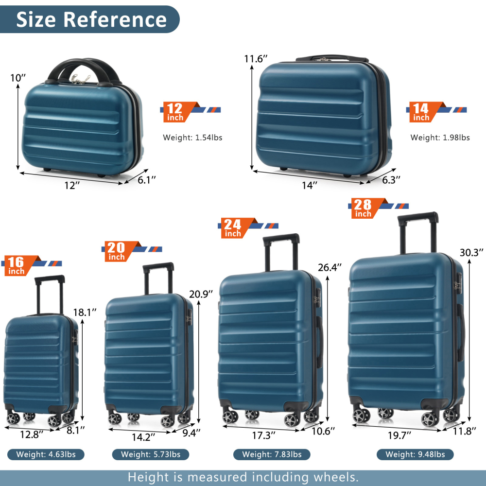 Conjunto de 6 Peças de Malas R - Luggage Wheel Replacement avaliação e preço