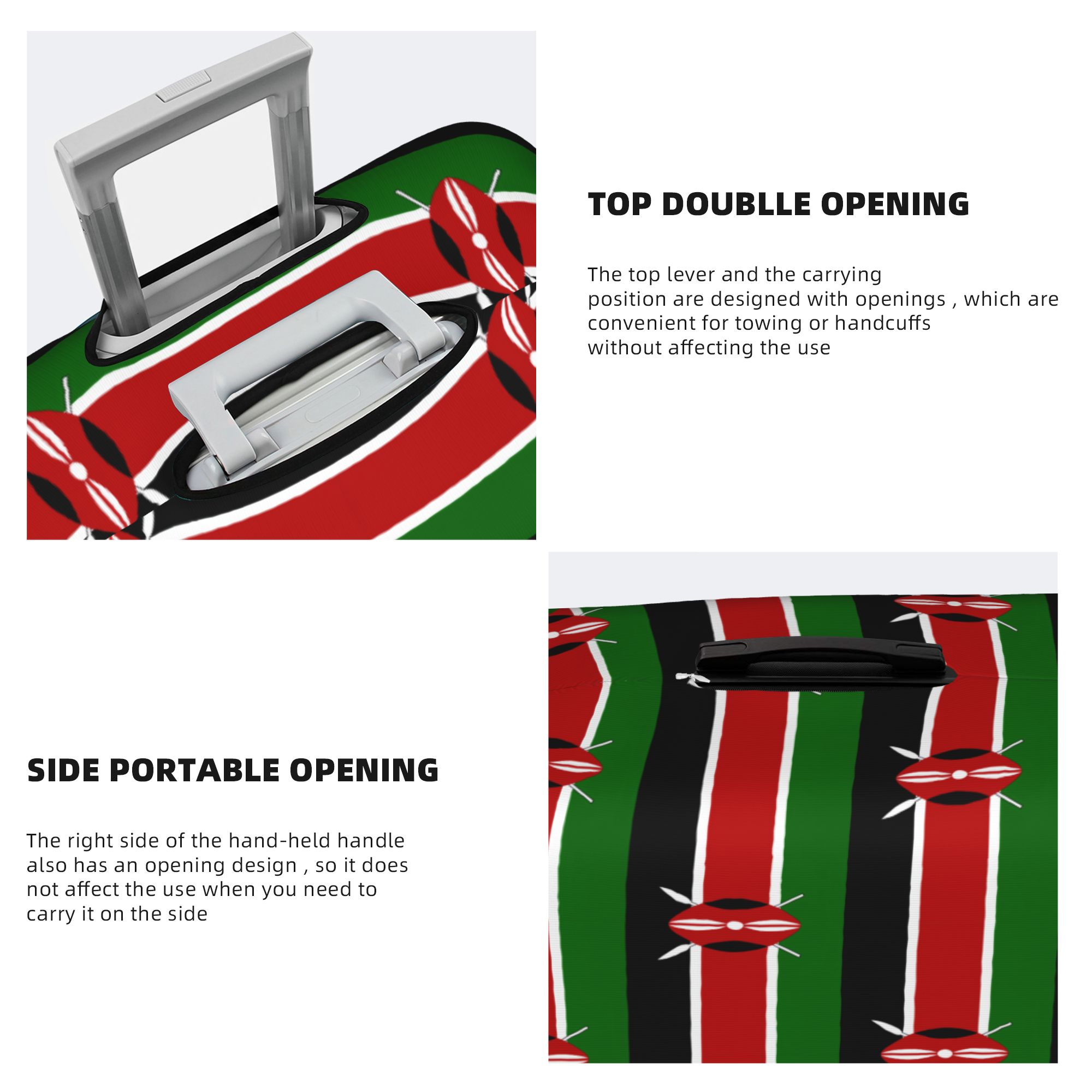 Capa elástica para bagagem com - Travel Accessories Kenya avaliação e preço